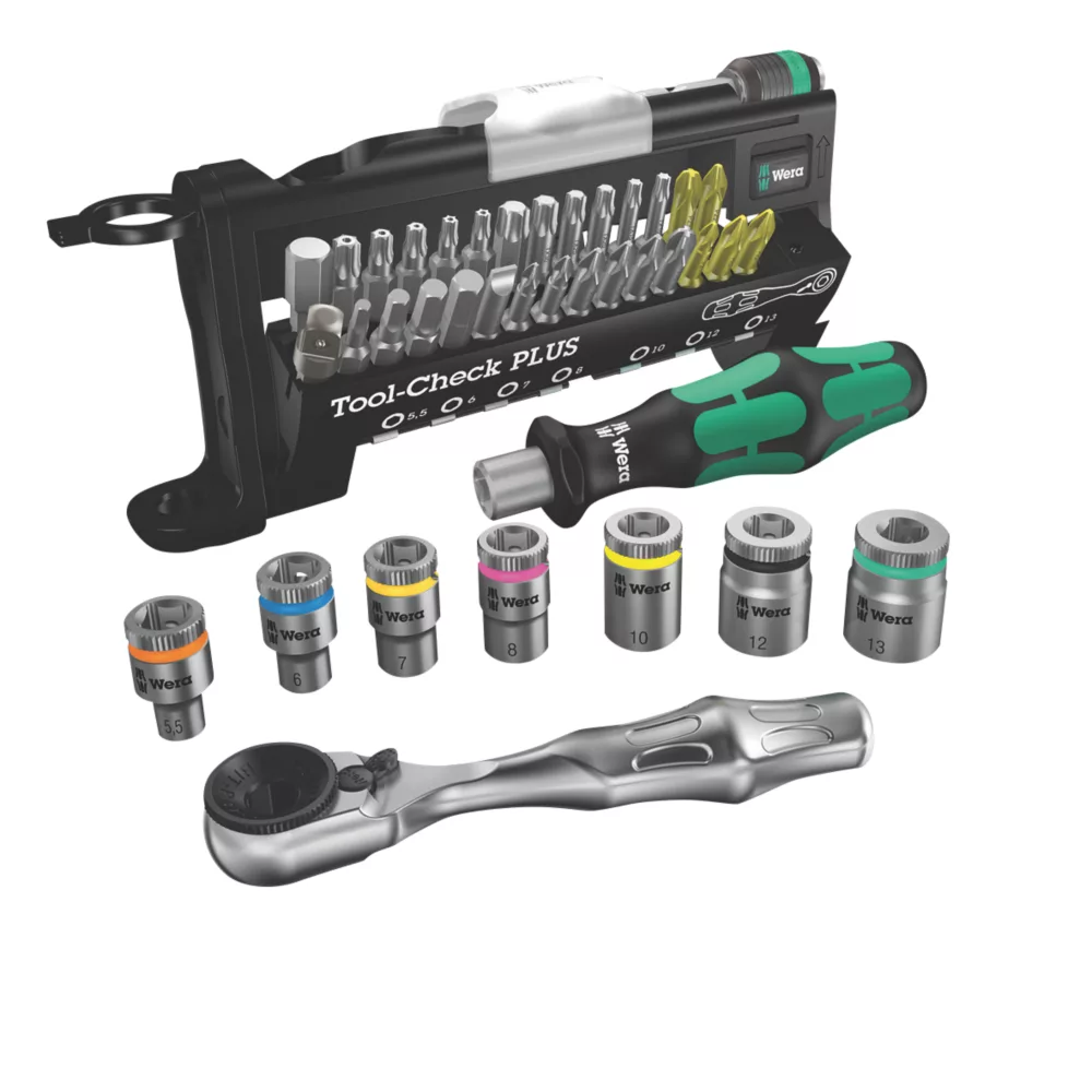 Wera Zyklop Interchangeable Tool-Check Plus Ratchet, Socket & Bit Set 39 Piece Set 4 Wera Zyklop Interchangeable Tool-Check Plus Ratchet, Socket & Bit Set 39 Piece Set - Image 2