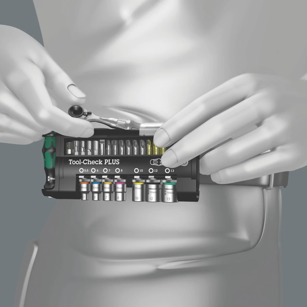 Wera Zyklop Interchangeable Tool-Check Plus Ratchet, Socket & Bit Set 39 Piece Set 7 Wera Zyklop Interchangeable Tool-Check Plus Ratchet, Socket & Bit Set 39 Piece Set - Image 5