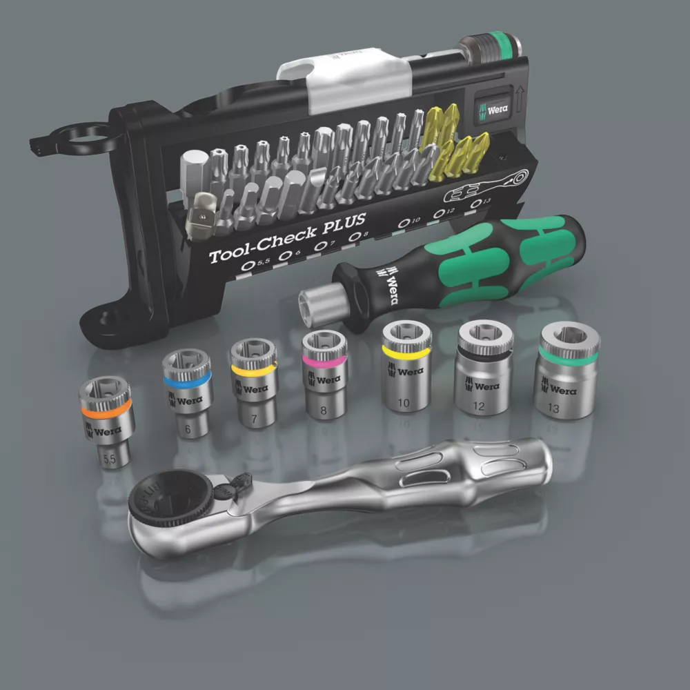 Wera Zyklop Interchangeable Tool-Check Plus Ratchet, Socket & Bit Set 39 Piece Set 9 Wera Zyklop Interchangeable Tool-Check Plus Ratchet, Socket & Bit Set 39 Piece Set - Image 7