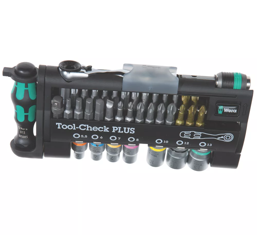 Wera Zyklop Interchangeable Tool-Check Plus Ratchet, Socket & Bit Set 39 Piece Set 3 Wera Zyklop Interchangeable Tool-Check Plus Ratchet, Socket & Bit Set 39 Piece Set