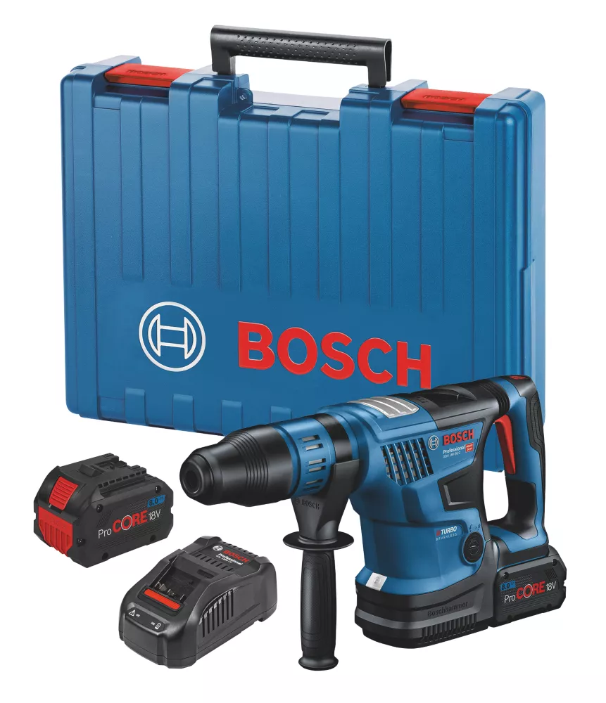 Bosch GBH 18V-36 C 6.6kg 18V 2 X 8.0Ah Li-Ion ProCORE Brushless Cordless BITURBO SDS Max Rotary Hammer 5 Bosch GBH 18V-36 C 6.6kg 18V 2 X 8.0Ah Li-Ion ProCORE Brushless Cordless BITURBO SDS Max Rotary Hammer - Image 3