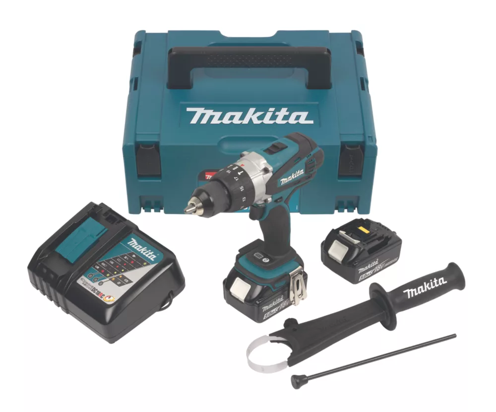 Makita DHP458RTJ 18V 2 X 5.0Ah Li-Ion LXT Cordless Combi Drill 3 Makita DHP458RTJ 18V 2 X 5.0Ah Li-Ion LXT Cordless Combi Drill