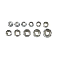 Magnusson 1/4" Drive Standard Socket Rail 11 Pieces -Premium Tools 8325V A2