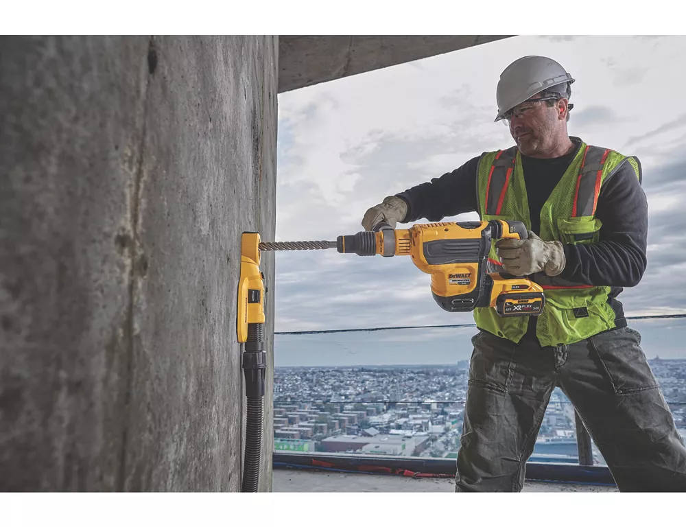 DeWalt DCH614X2-GB 6.8kg 54V 2 X 9.0Ah Li-Ion XR FlexVolt Brushless Cordless SDS Max Rotary Hammer Drill 9 DeWalt DCH614X2-GB 6.8kg 54V 2 X 9.0Ah Li-Ion XR FlexVolt Brushless Cordless SDS Max Rotary Hammer Drill - Image 7