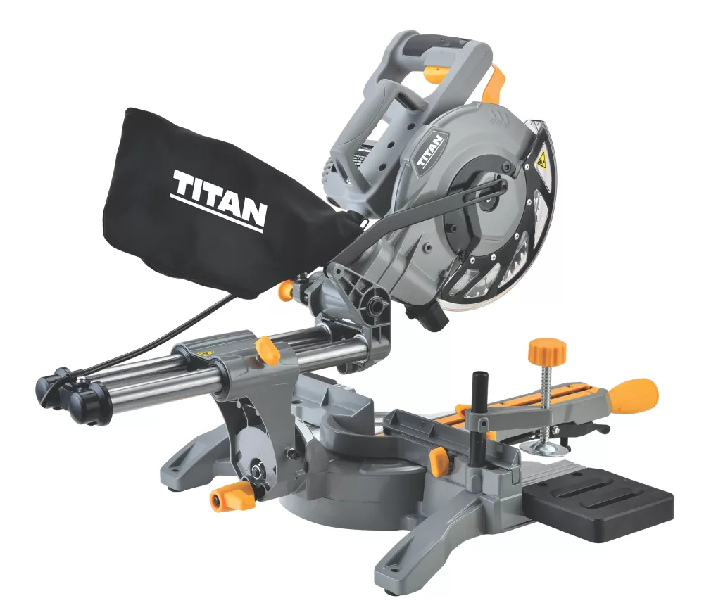 Titan TTB794MSW 210mm Electric Single-Bevel Sliding Sliding Mitre Saw 240V 6 Titan TTB794MSW 210mm Electric Single-Bevel Sliding Sliding Mitre Saw 240V - Image 4