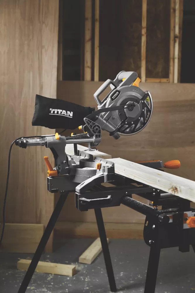 Titan TTB794MSW 210mm Electric Single-Bevel Sliding Sliding Mitre Saw 240V 11 Titan TTB794MSW 210mm Electric Single-Bevel Sliding Sliding Mitre Saw 240V - Image 9