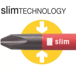 Wiha SoftFinish Mixed VDE Slimfix Screwdriver Set 6 Pcs -Premium Tools 8820G A5