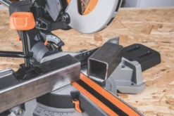 Evolution R185SMS 185mm Electric Single-Bevel Sliding Multi Material Sliding Mitre Saw 110V -Premium Tools 889GF A4