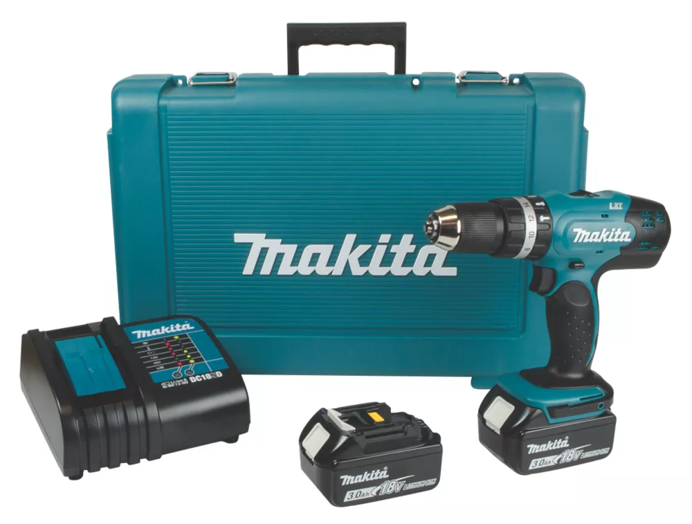 Refurb Makita DHP453SFE 18V 2 X 3.0Ah Li-Ion LXT Cordless Combi Drill 3 Refurb Makita DHP453SFE 18V 2 X 3.0Ah Li-Ion LXT Cordless Combi Drill