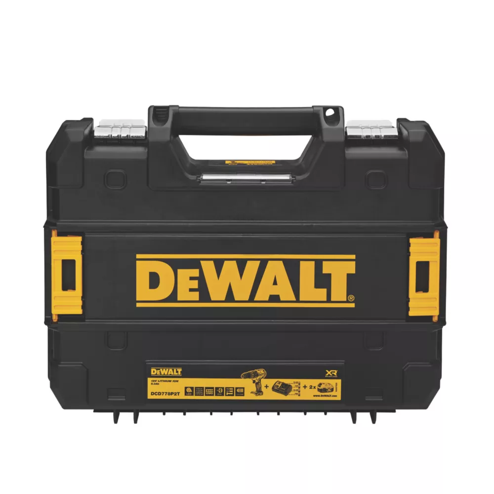 DeWalt DCD778P2T-SFGB 18V 2 X 5.0Ah Li-Ion XR Brushless Cordless Combi Drill 5 DeWalt DCD778P2T-SFGB 18V 2 X 5.0Ah Li-Ion XR Brushless Cordless Combi Drill - Image 3