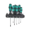 Wera 367/6 TORX® Bore Hole Kraftform Plus With Rack Security TX Screwdriver Set 6 Pieces 2 Wera 367/6 TORX® Bore Hole Kraftform Plus With Rack Security TX Screwdriver Set 6 Pieces -Premium Tools 908TX P