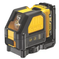 DeWalt DCE088D1R-GB 12V 1 X 2.0Ah Li-Ion XR Red Self-Levelling Cross-Line Laser Level