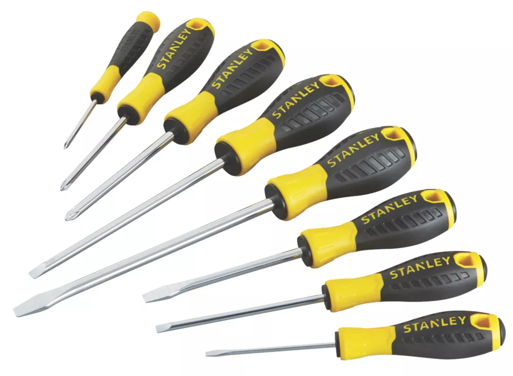 Stanley Mixed Screwdriver Set 8 Pcs 3 Stanley Mixed Screwdriver Set 8 Pcs