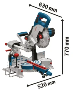Bosch GCM 18V-216 216mm 18V Li-Ion ProCORE Brushless Cordless Single-Bevel Sliding BITURBO Mitre Saw - Bare -Premium Tools 935KY A3