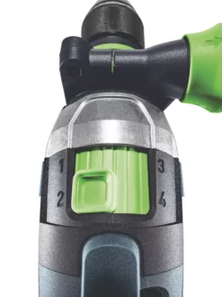 Festool 577249 TPC Quadrive 18V 2 X 4.2 / 5.2Ah Li-Ion Airstream Li-High Power Brushless Cordless Combi Drill -Premium Tools 950XG A3