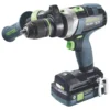 Festool 577249 TPC Quadrive 18V 2 X 4.2 / 5.2Ah Li-Ion Airstream Li-High Power Brushless Cordless Combi Drill -Premium Tools 950XG P