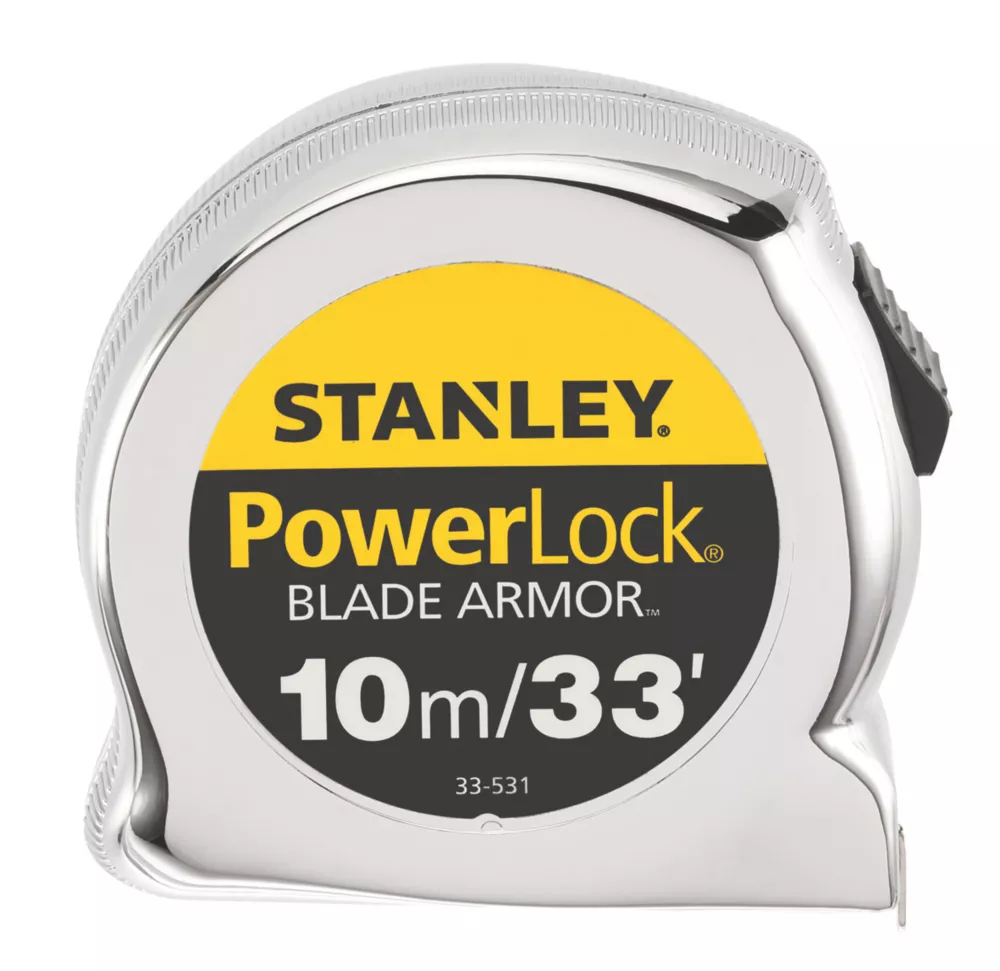 Stanley Powerlock 10m Tape Measure 4 Stanley Powerlock 10m Tape Measure - Image 2