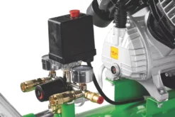 Zipper ZI-COM100-2V5 97Ltr Brushless Electric Twin Cylinder Air Compressor With 5 Piece Air Tool Kit 230V -Premium Tools 966RV A4