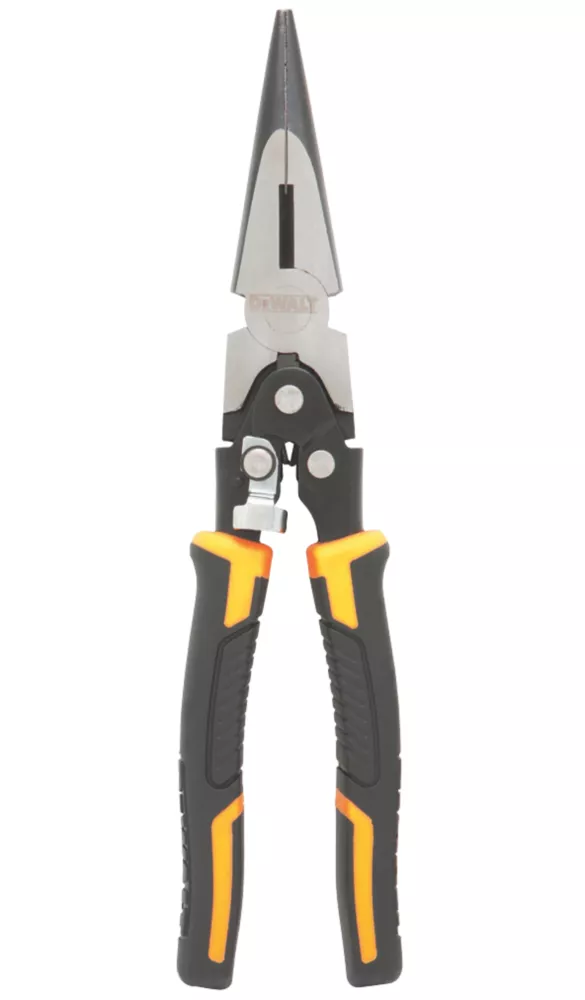 DeWalt Compound Action Long Nose Pliers 10" (255mm) 3 DeWalt Compound Action Long Nose Pliers 10" (255mm)