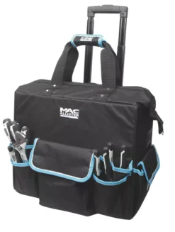 Mac Allister Hard Base Tool Bag With Wheels 18" -Premium Tools 9844P A1